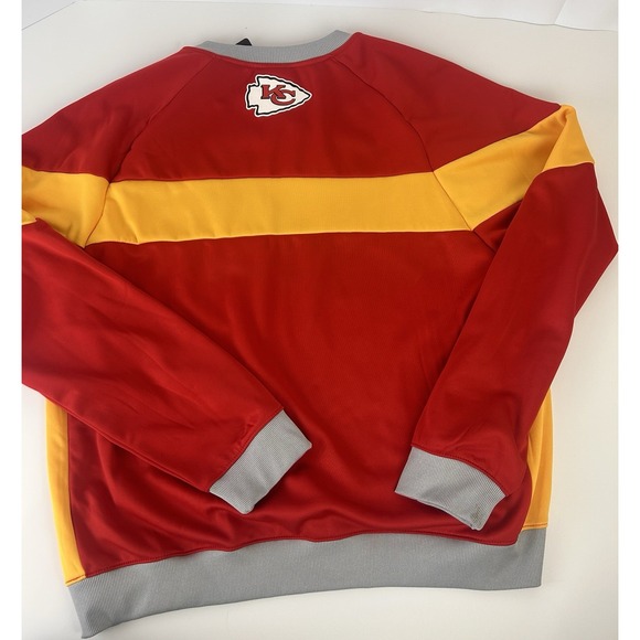 NFL team apparel KC Chiefs logo pullover NWT SIZE XL womens's - Picture 6 of 8